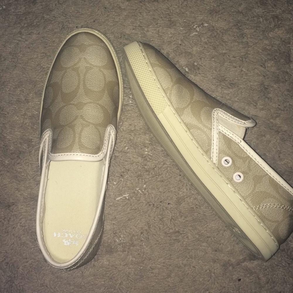 COACH slip ons! Size 7 worn once!